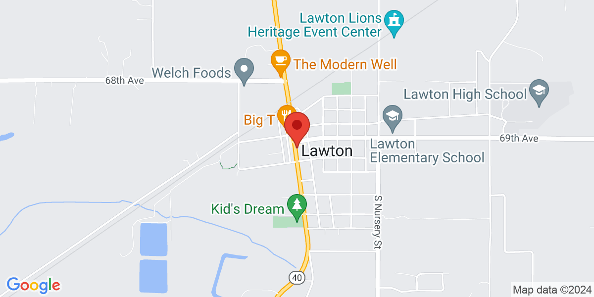 Map of Lawton Public Library